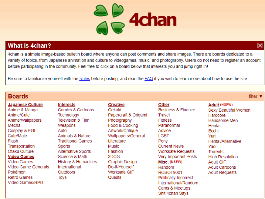 4chan imageboard 1