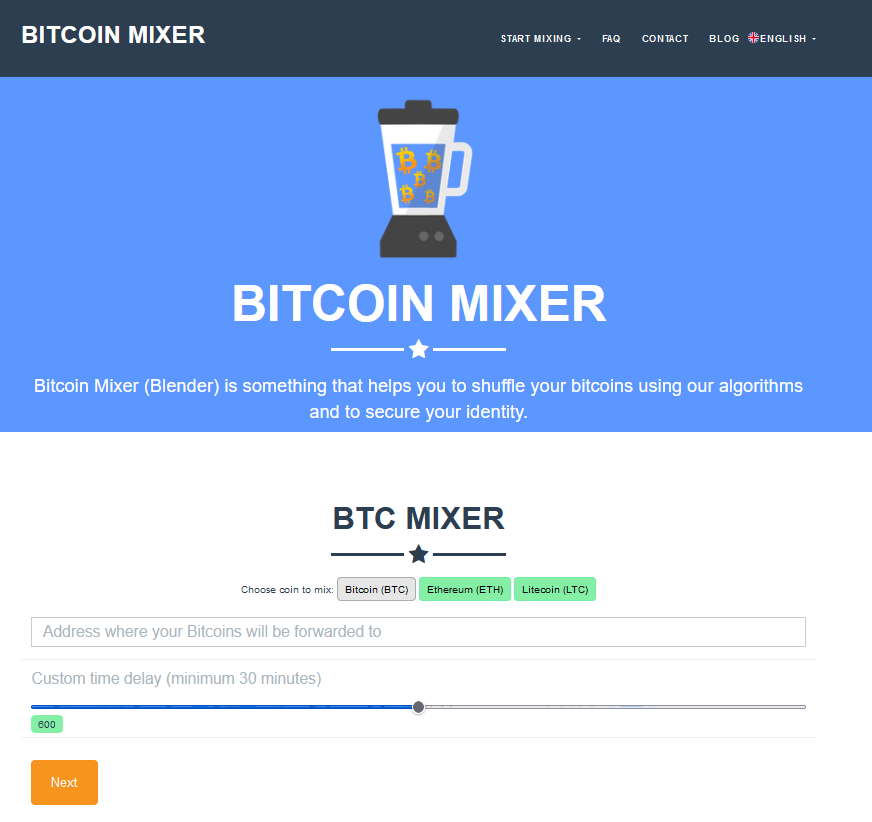 A crypto mixer for Bitcoin, Ethereum and Litecoin on the dark web.