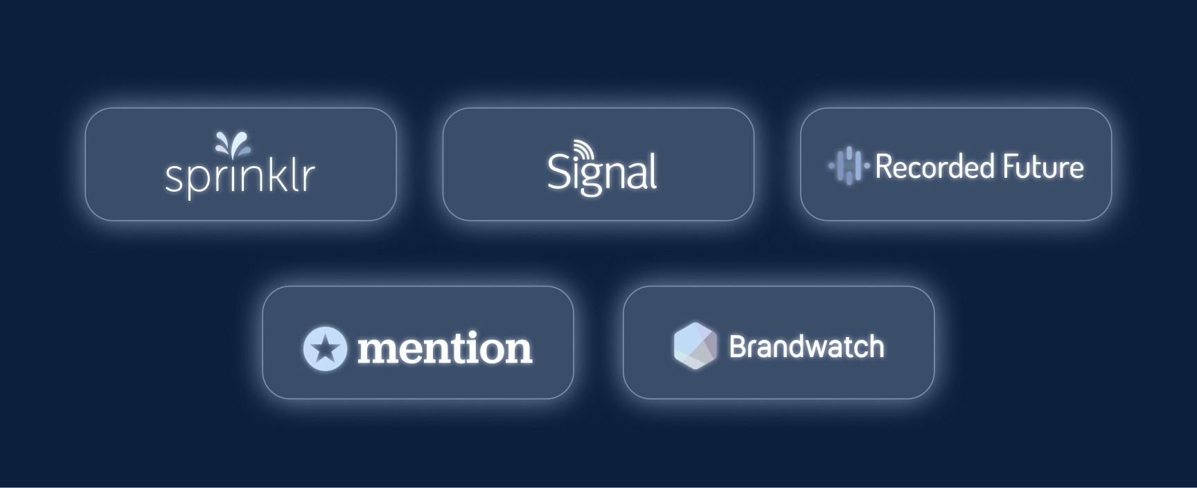 Sprinklr, Signal, Recorded Future, Mention and Brandwatch use webz-bot and webz-bot-extended